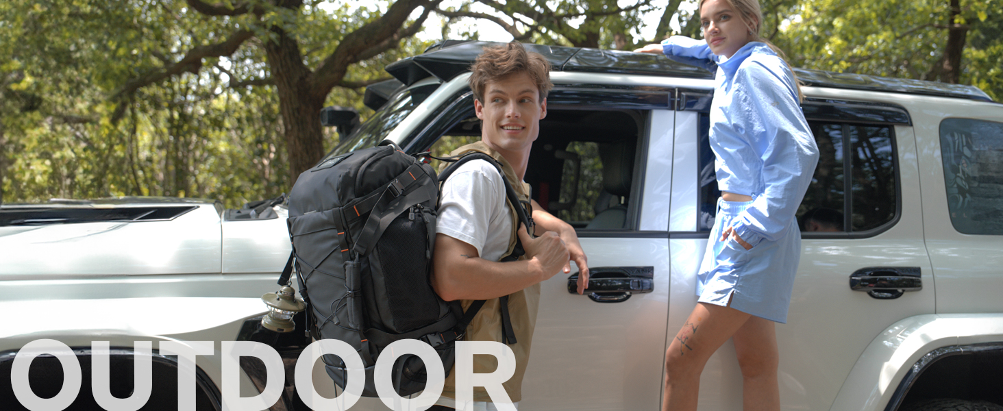 Спортивна сумка-рюкзак Tolaccea 40L з відділеннями для взуття, мокрого одягу та ноутбука 15.6