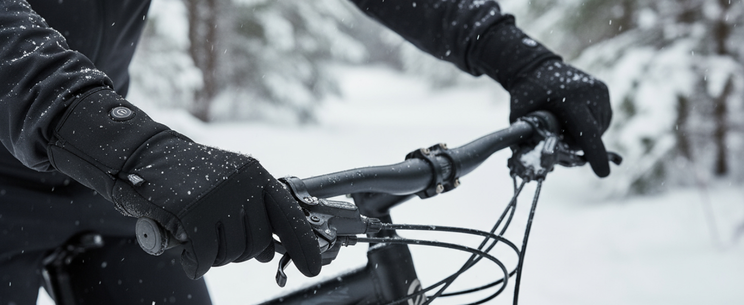 Обогревні рукавички-вкладиші для чоловіків та жінок, акумулятор 7.4V, 3 режими нагріву (40-65°C), сенсорний екран, для зимових видів спорту та роботи на відкритому повітрі, M-L