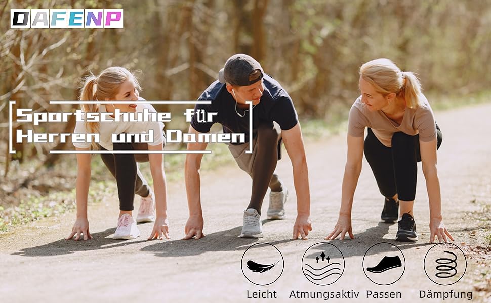 Кросівки для бігу та фітнесу: дихаючі, легкі, чорні, 38 EU (для чоловіків та жінок)