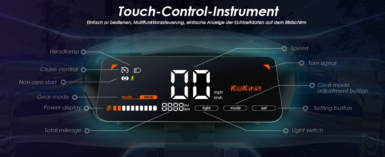 Електросамокат Kugookirin G2, 48В 15Ач, 55км, складний, позашляховий, шина 10'