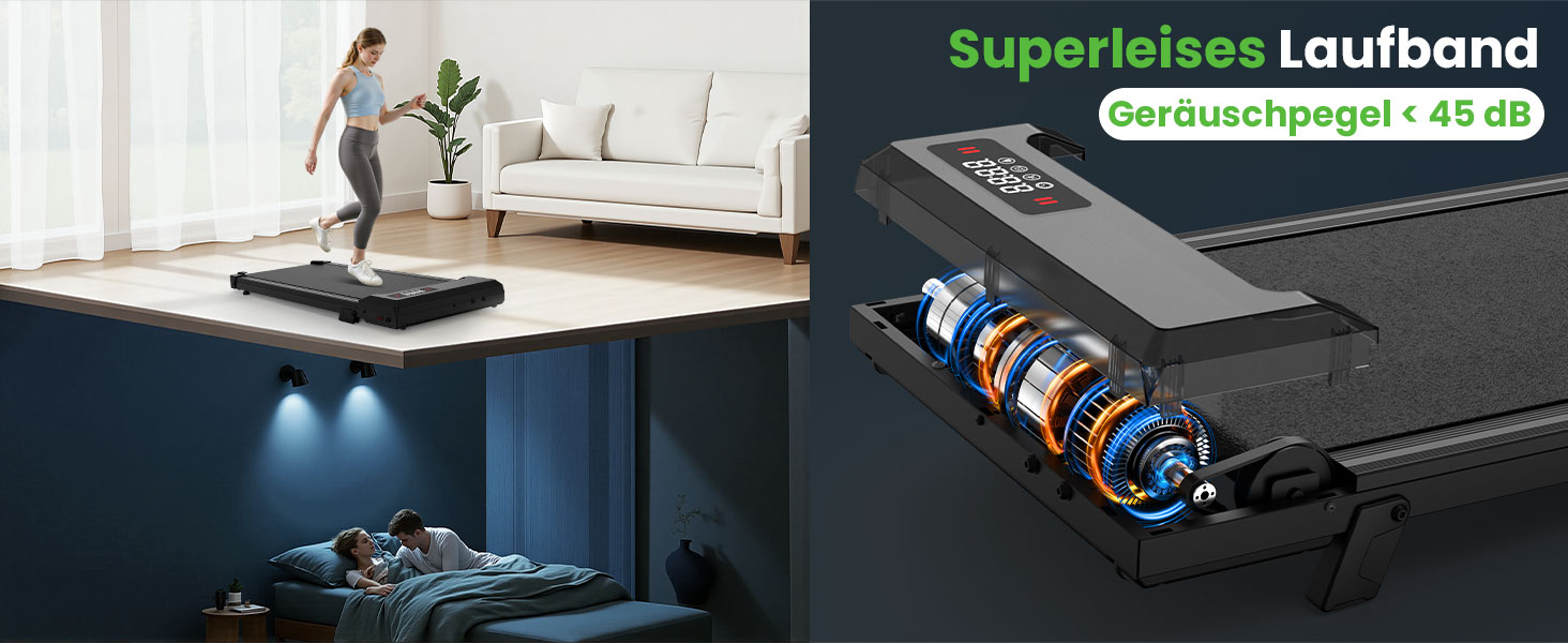 Бігова доріжка для дому HomeFitnessCode з нахилом та електроприводом - Walking Pad 1-8 км/год