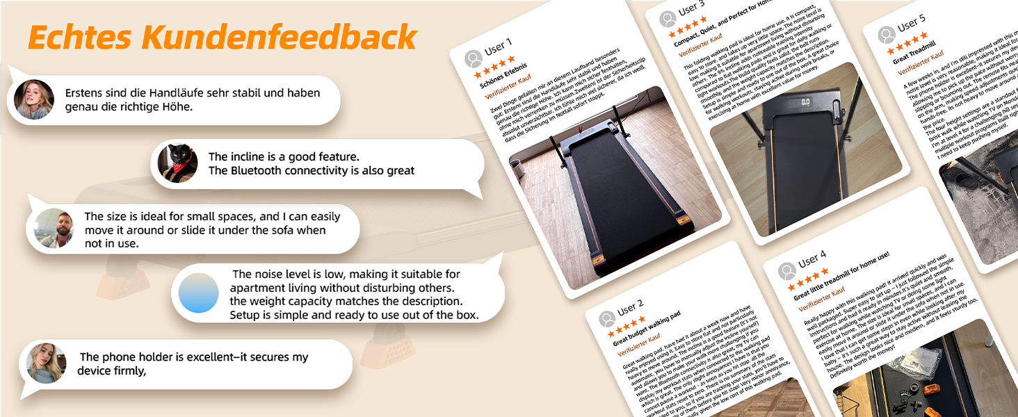 Складана бігова доріжка Lichico для дому, Walking Pad зі схилом 12% та швидкістю до 12 км/год