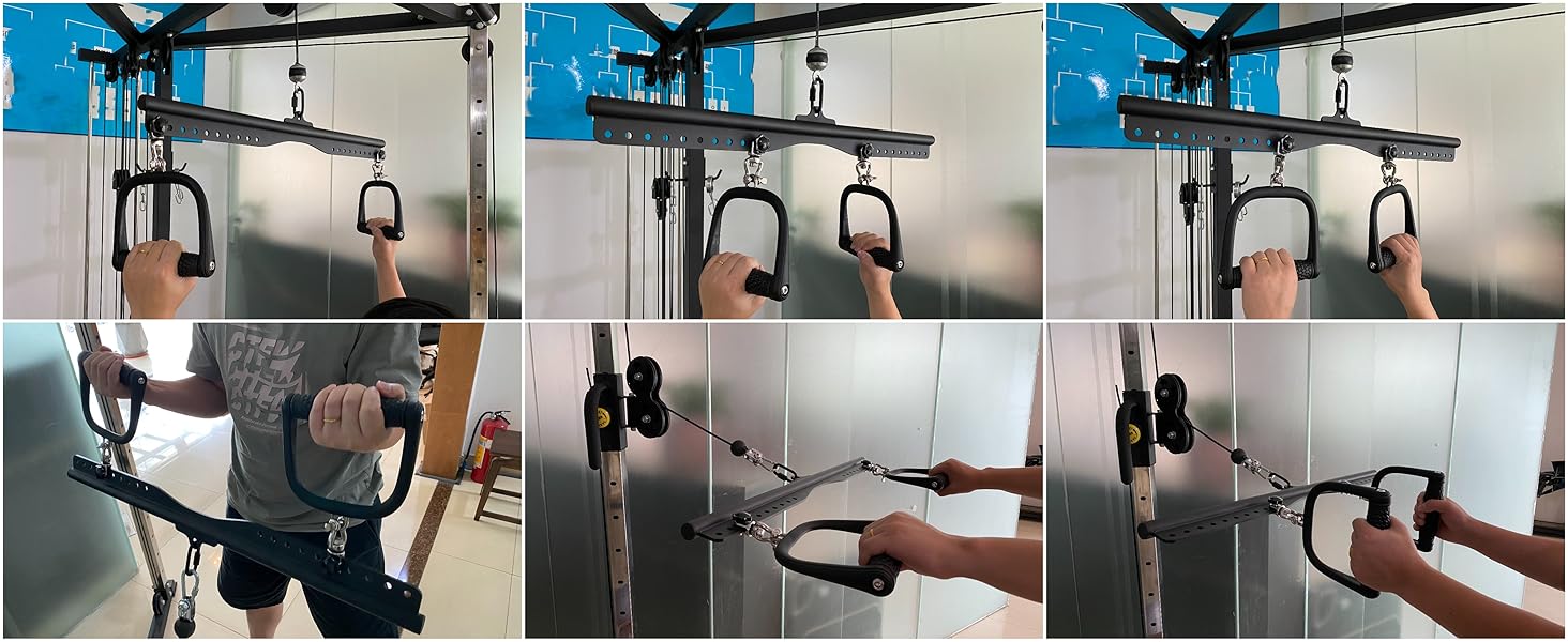 Гребна ручка SELEWARE Lat Pulldown Bar чорна, 38