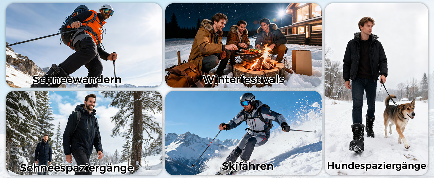 Водонепроникні зимові черевики Riemot для жінок та чоловіків. Теплі, з підкладкою, антиковзні, легкі. Ідеальні для походів, трекінгу, роботи, катання на лижах та активного відпочинку взимку. Розміри EU 36-47. Чорний колір. Нові.