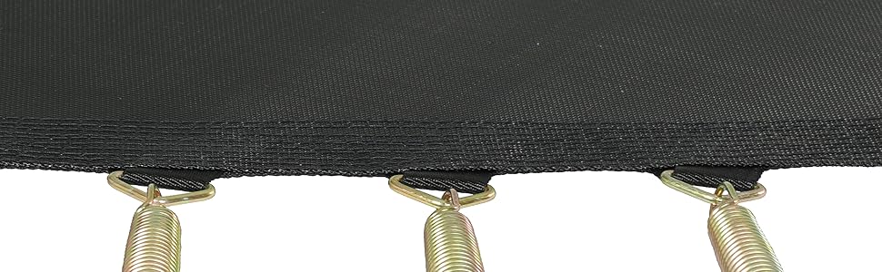 Батут Ampel 24 для саду Ø 305/366/430 см, сертифікат GS, для дітей, повний комплект з захисним бордюром та сіткою, чорний преміум-фрейм