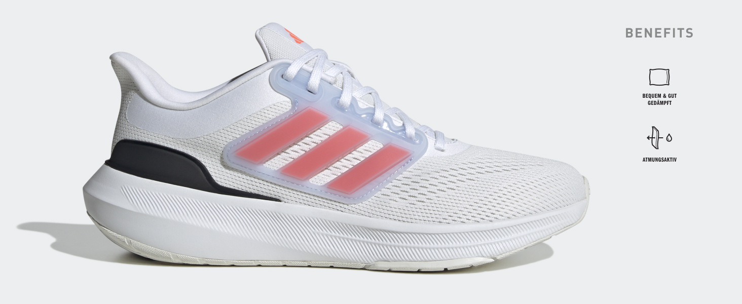 Дитячі кросівки Adidas Ultrabounce Junior - для бігу (36 2/3 EU, чорний/чорний/карбон)