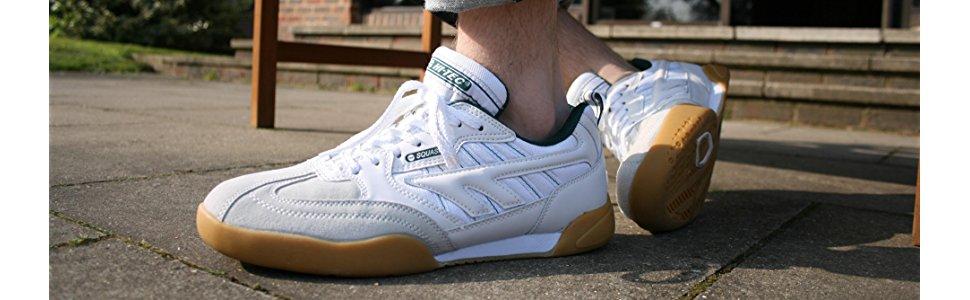 Кросівки для сквошу Hi-Tec Sports Squash Classic, унісекс, для залу, білі, зелені (36 EU)