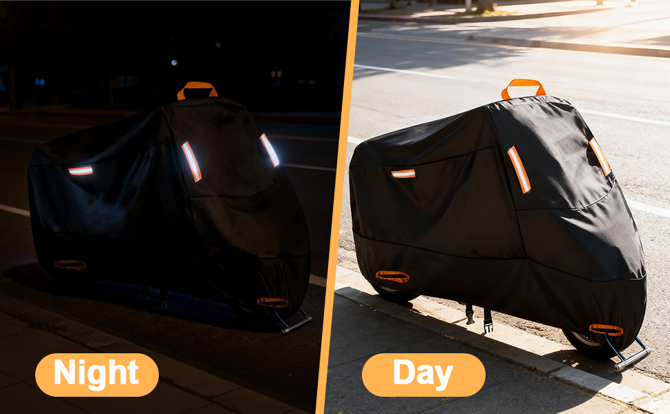 Водонепроникна мотоциклетна накривка Zorplex для захисту від пилу та сонця, 210D Oxford, до 245x105x125 см