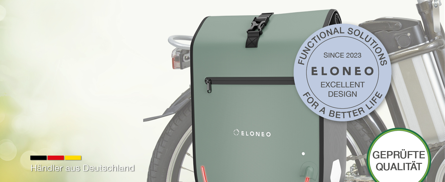 Багажна полиця ELONEO Pannier LED, 28 л, м'ятно-зелений