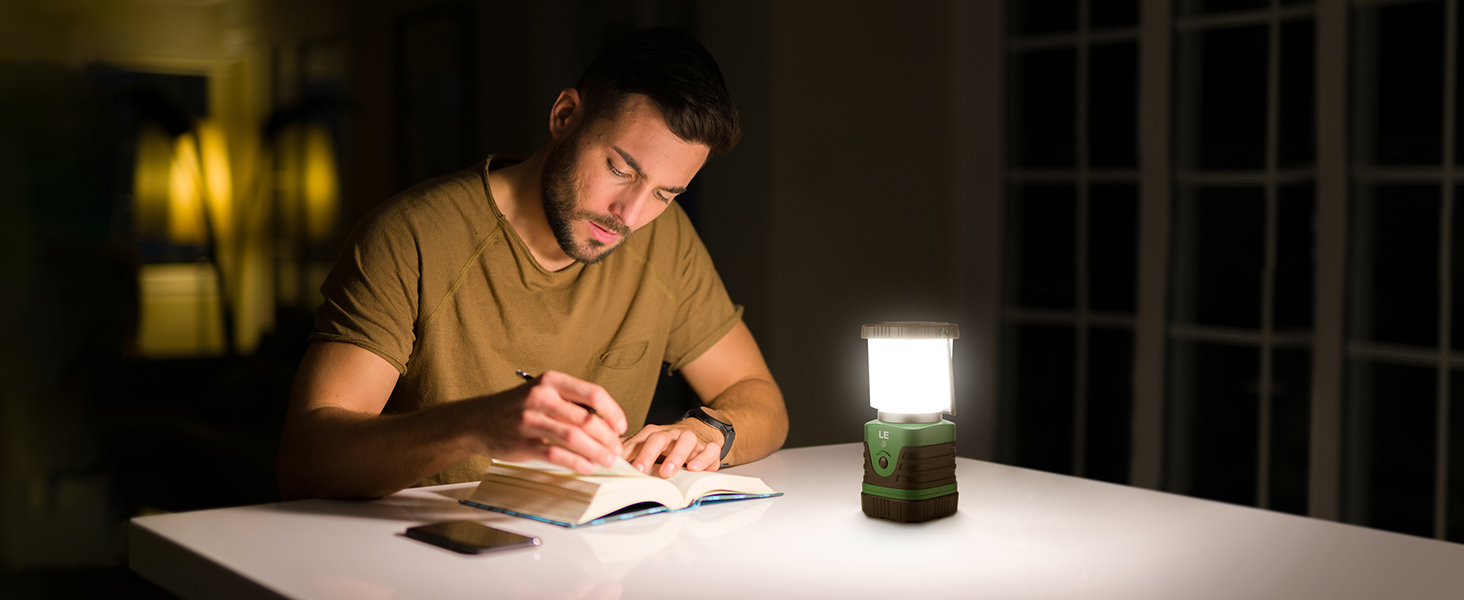 LED кемпінговий ліхтар: портативний, надяскравий, акумуляторний, з гачком та кріпленням, 4 режими яскравості, аварійне освітлення, для туризму, подорожей та надзвичайних ситуацій