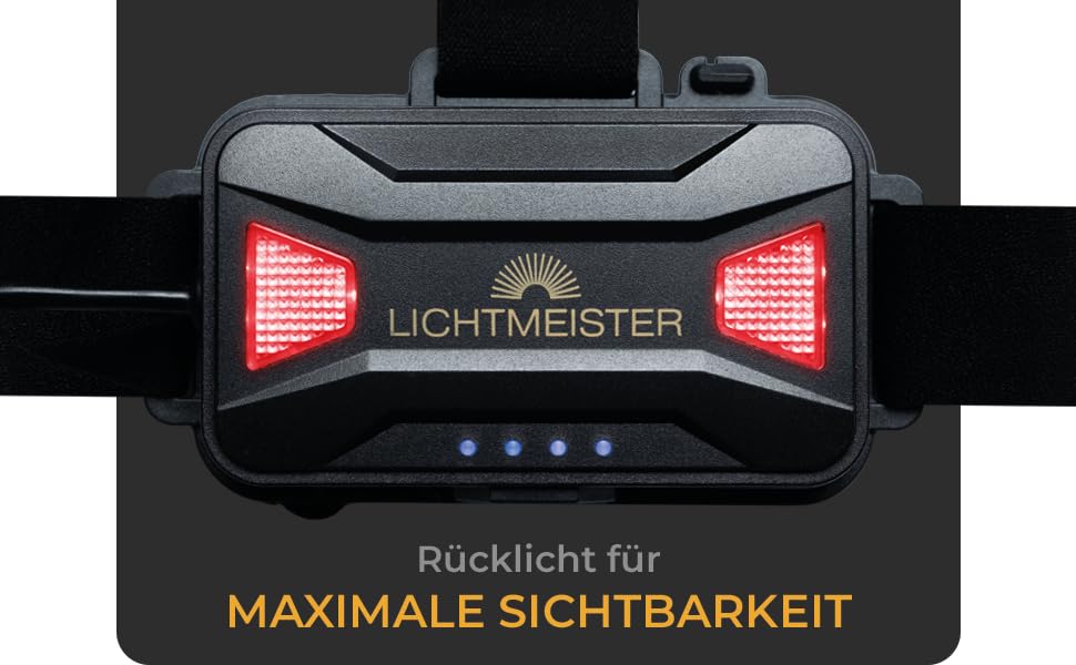 Лампа-налобник LED LICHTMEISTER® - 2000 Люмен, акумулятор 5000 mAh, надзвичайно яскрава