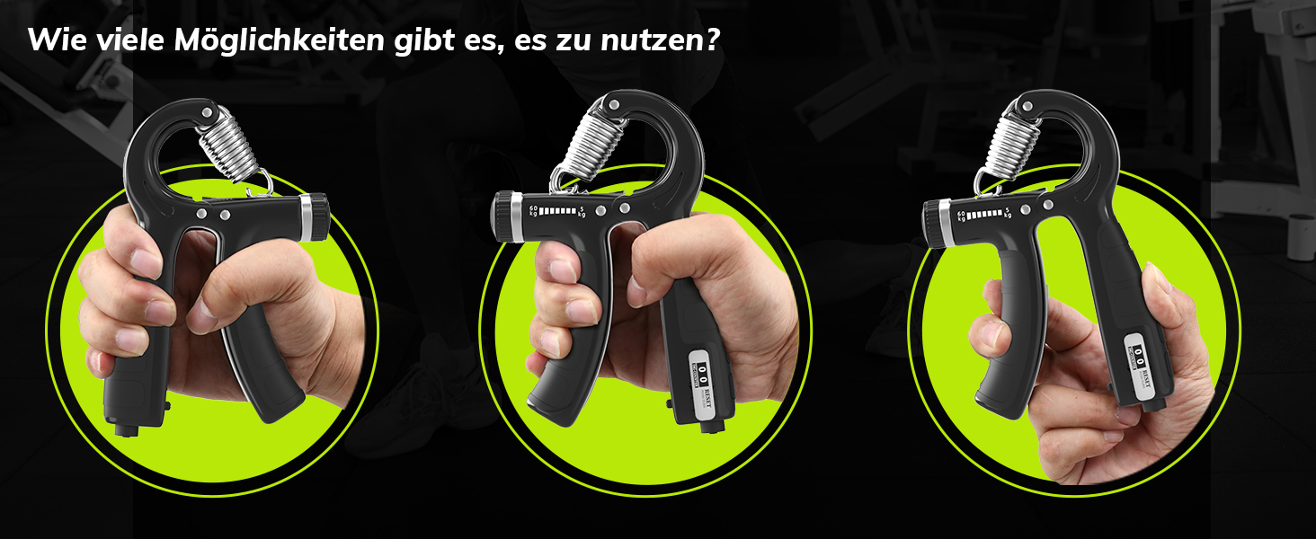 Набір для тренування зап'ястя 2 шт. Handtrainer, 5-60 кг, для спортсменів та реабілітації, FC0101 (темно-сірий)