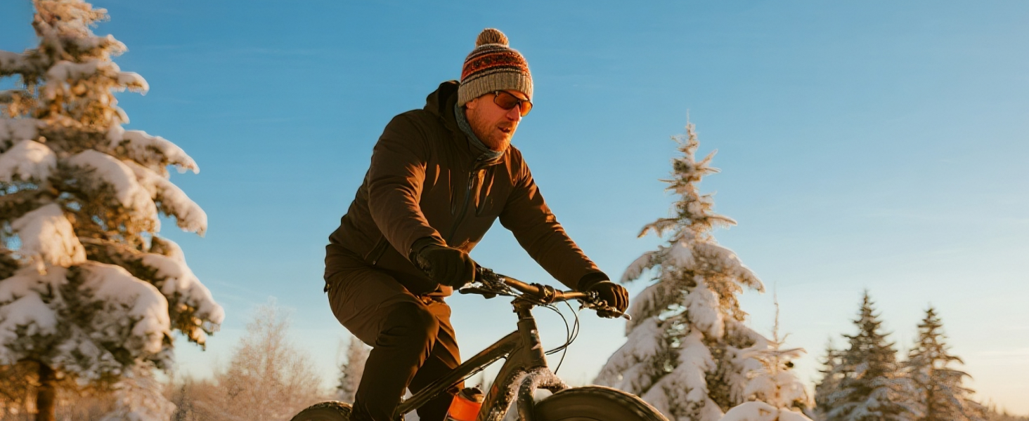Терморукавички Trendoux для чоловіків та жінок, теплі велорукавички з флісовою підкладкою, сенсорні, водонепроникні, вітрозахисні, з антиковзанням, для бігу, їзди на велосипеді, водіння, чорні, XL