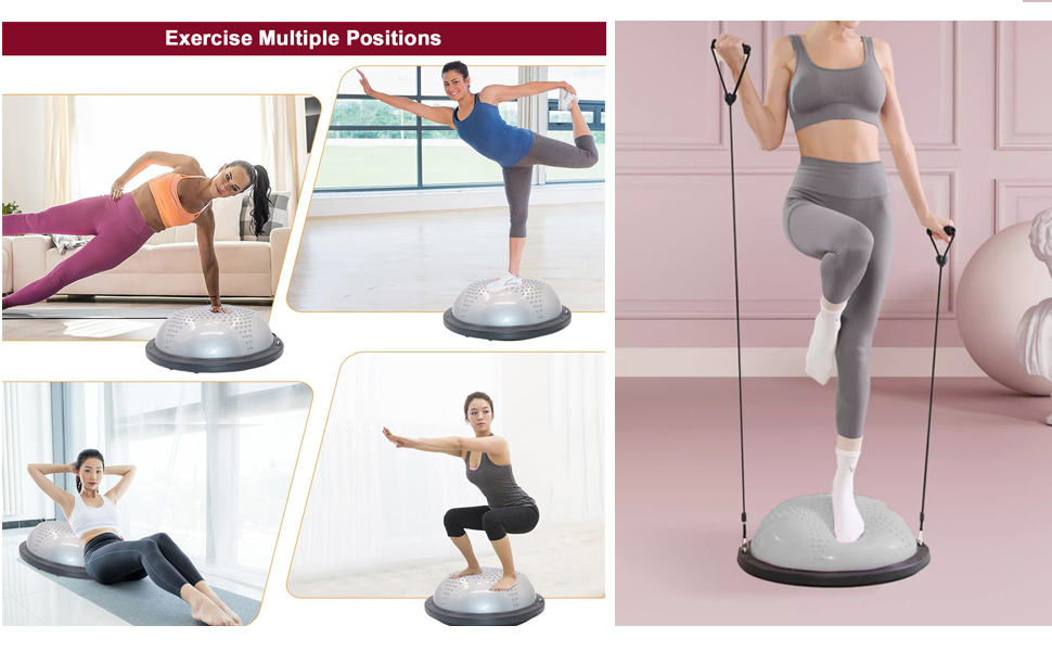 Фітбол для фітнесу та реабілітації 59 см з шипами, для зміцнення м'язів кора, масажу та зняття болю, Body Balance