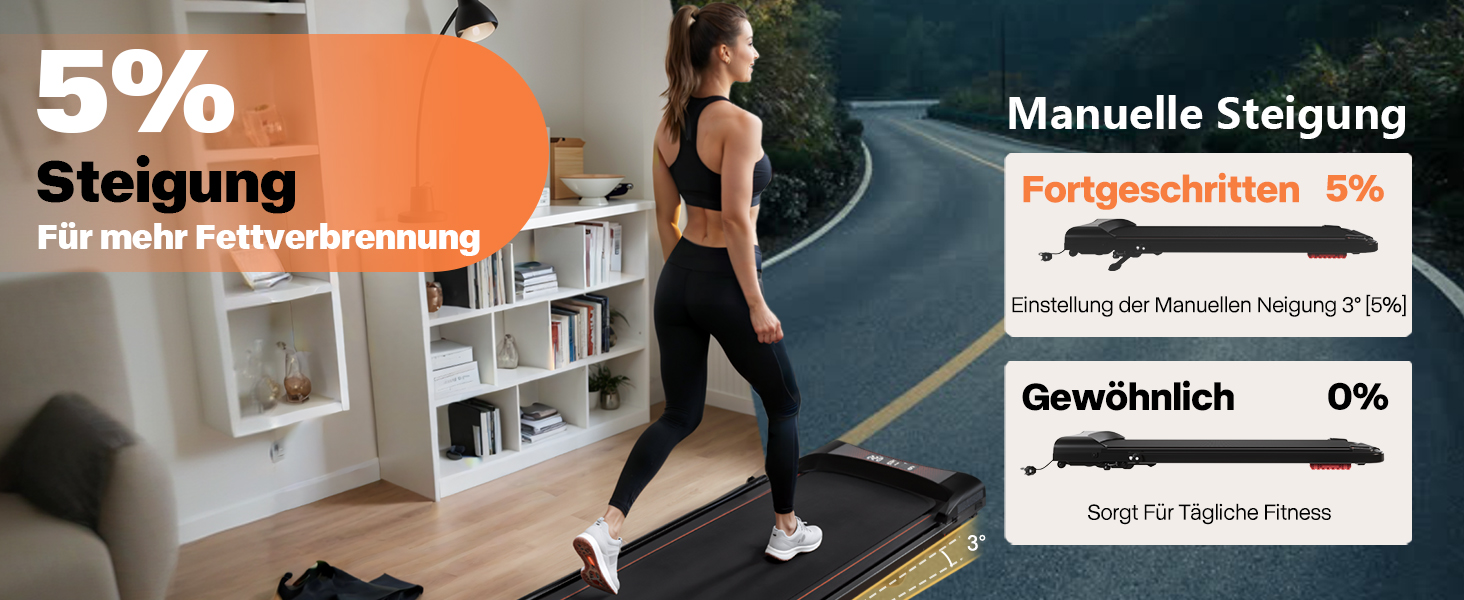Бігова доріжка для дому, складана, 3-в-1 Walking Pad із регульованими підлокітниками, 5% нахилом, пультом ДУ, LED-дисплеєм для ходьби, бігу, роботи вдома