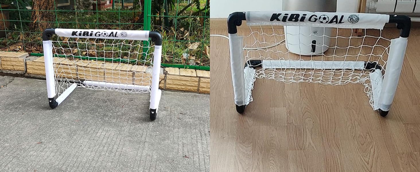 Складане футбольне ворота Mini для дітей 60x45/90x60/115x80 см. Біле футбольне ворота для саду, ігрової кімнати, подарунок.