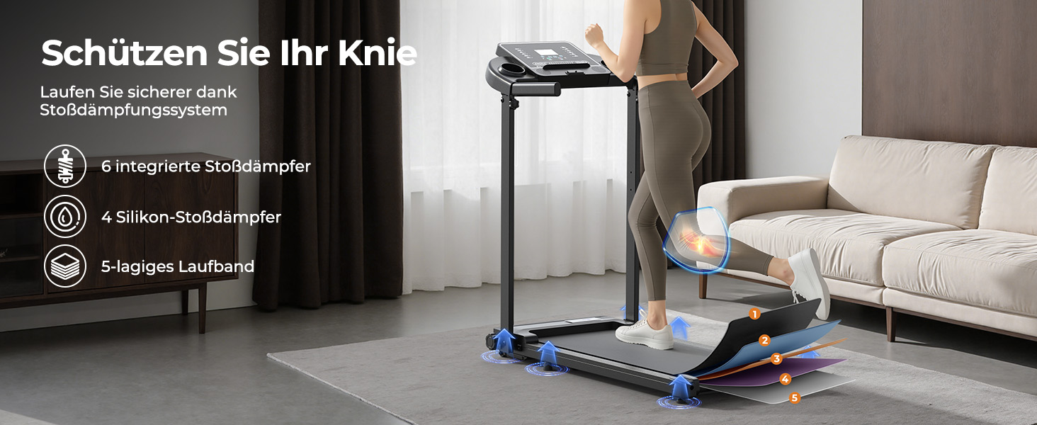Біговий доріжка для дому Walking Pad - складаний електричний біговий доріжка зі столом для офісу. Тиха, компактна, 10 км/год, чорний.