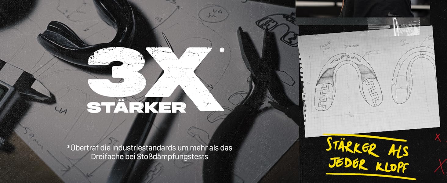 Захист для зубів SAFEJAWZ Sport - для дорослих та дітей. Підходить для всіх видів контактних видів спорту: регбі, бойових мистецтв, кікбоксингу, хокею та боксу. Рожевий колір.