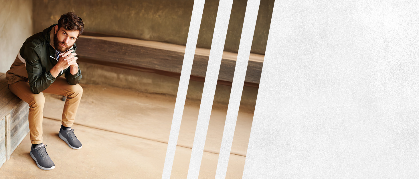 Чоловічі сандалії Skechers Tresmen-Garo - чорні, синтетичні, з відкритим носком