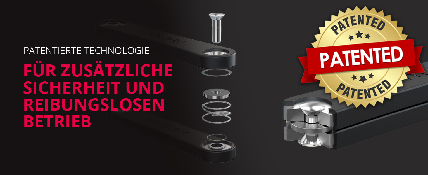 Складаний велосипедний замок FoldyLock Compact 85 см з ключем та кріпленням – високий рівень безпеки для електровелосипеда, самоката та ролика