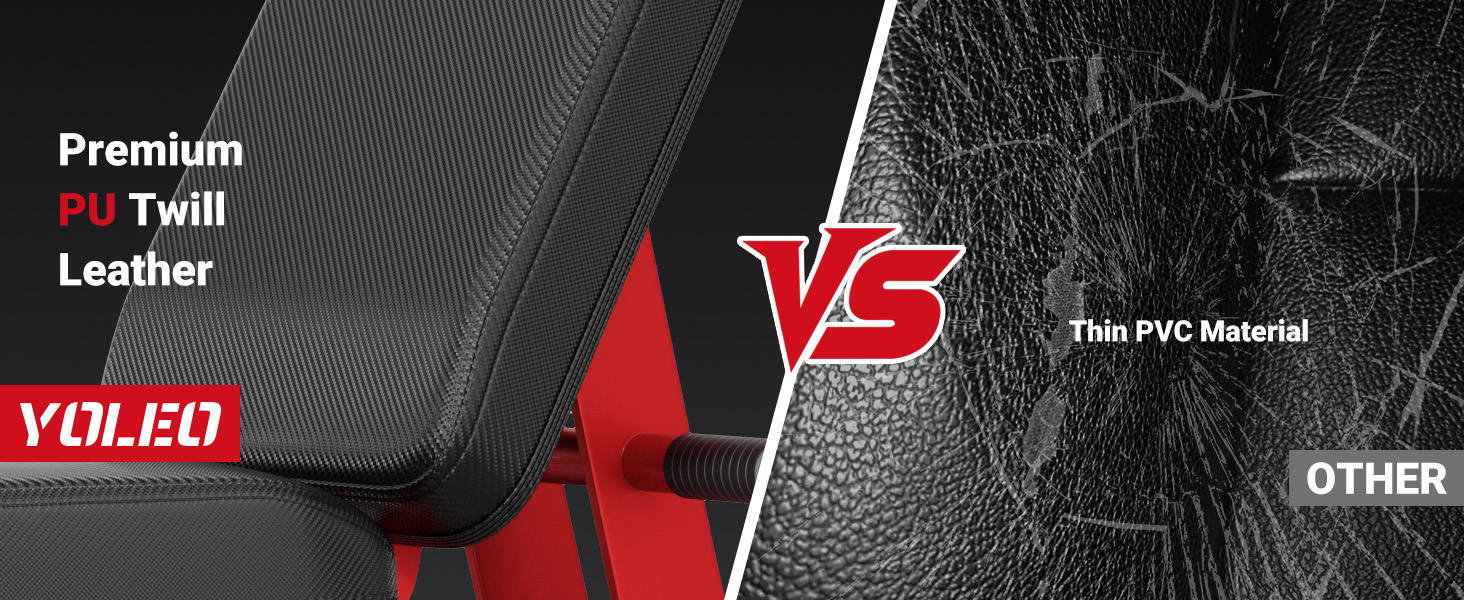 Лежанка для тренажерів YOLEO, професійна, регулюється, до 1000 кг, зі спинкою, що регулюється, для дому