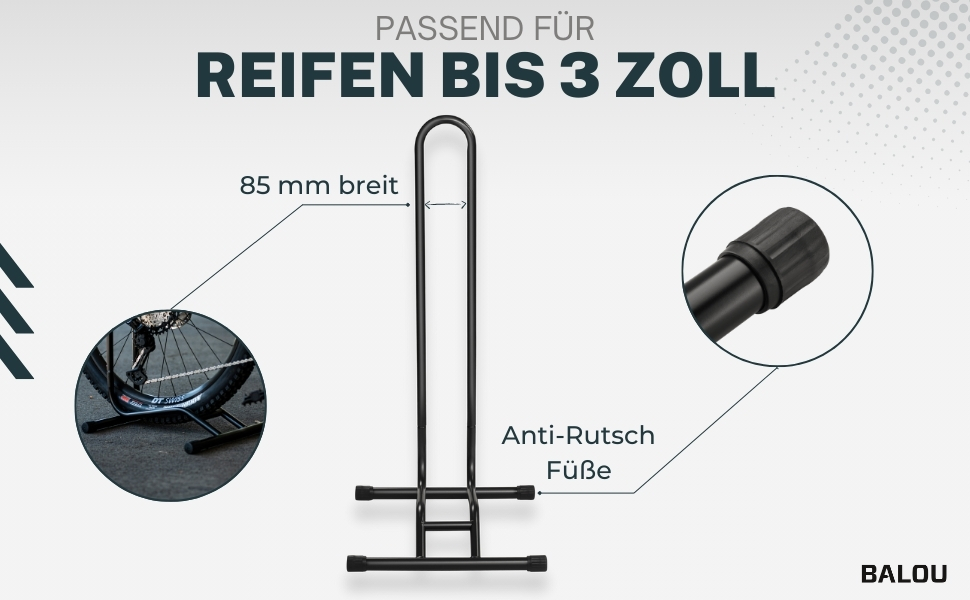 Підставка для велосипеда Mountainbike 20-29 дюймів - стійка підставка для MTB велосипедів, підходить для шин до 3 дюймів