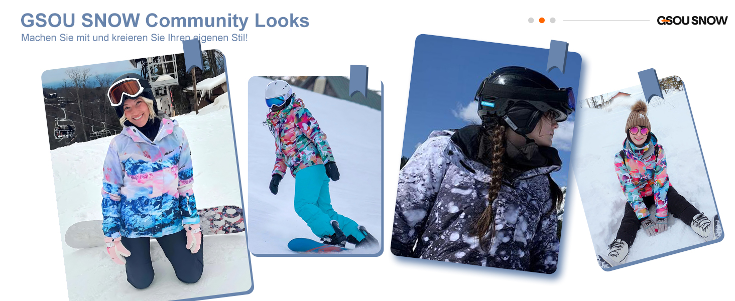 Жіночий гірськолижний костюм GSOU SNOW 2 частини: куртка та штани - водонепроникний, вітронепроникний, дихаючий, з утепленням, з капюшоном, Bergfrost + Чорний, розмір M