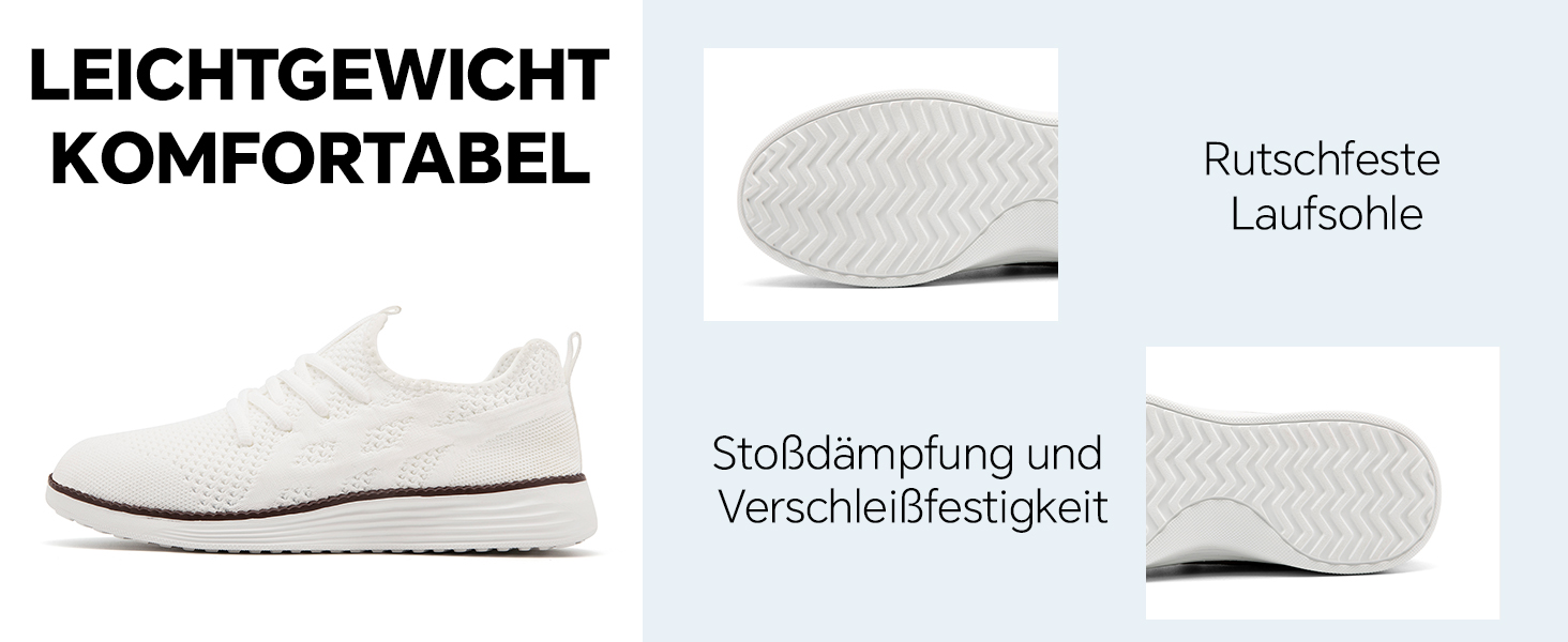 Чоловічі бігові кросівки для спорту та прогулянок. Зручні, легкі, дихаючі, з антиковзкою підошвою. Розмір 43 EU, колір білий