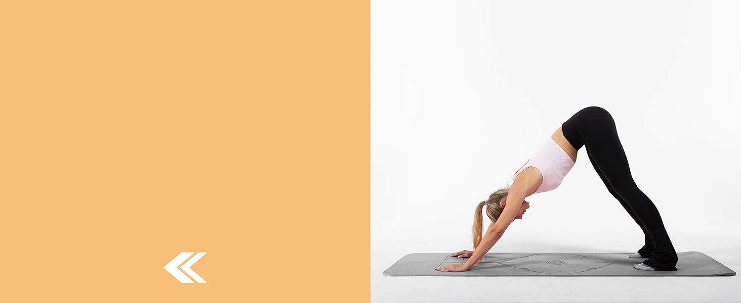 Йога мат для занять йогою, пілатесом та силовим тренуванням - німецька розробка, захист суглобів, 2 товщини (1.0 та 1.5 см), м'яка спортивна килимок, сірий колір