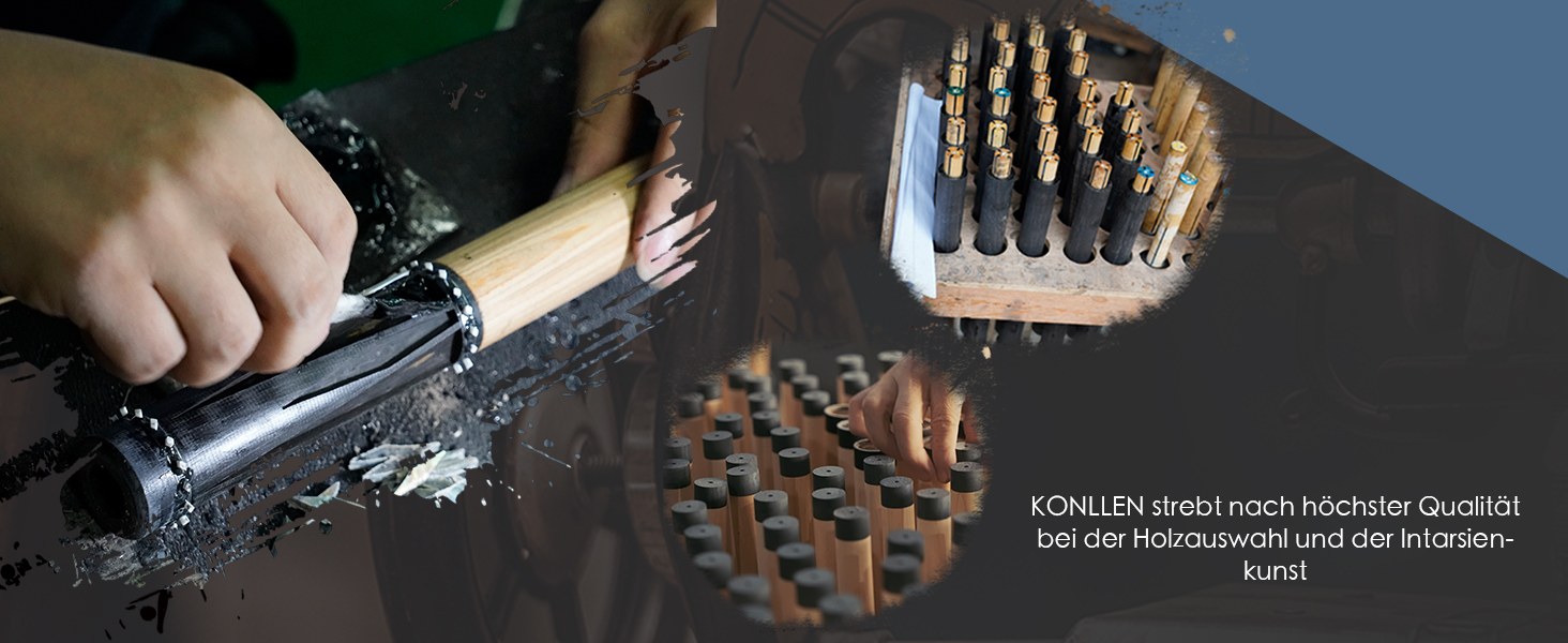 KONLLEN Billardqueue з вуглецевого волокна, 58 дюймів, професійний більярдний кий для дорослих, технологія Vollcarbon, мінімальний відгін, наконечник 12.5 мм (Pro Taper, ультрагладкий) KL-3K