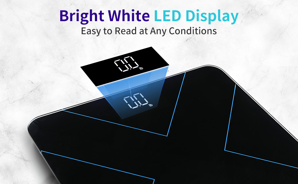 Ваги Vitafit Digital - персональні ваги з вимірюванням ваги та ІМТ, смарт-ваги з підключенням Bluetooth, неслизька платформа, чорного кольору