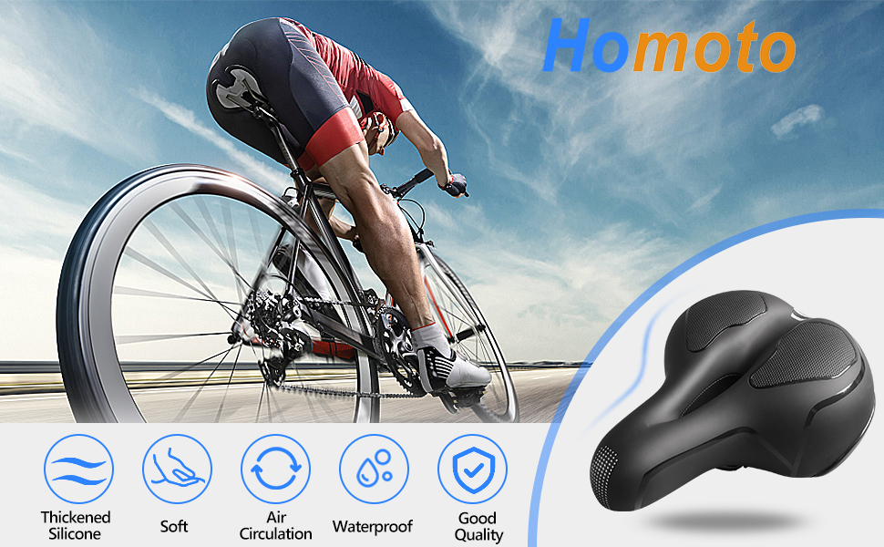 Зручний велосипедний сідло Cityradsättel для міста, чоловічий/жіночий, з Memory Foam, ергономічний, широкий, з інструментом (чорний, Стиль 3)