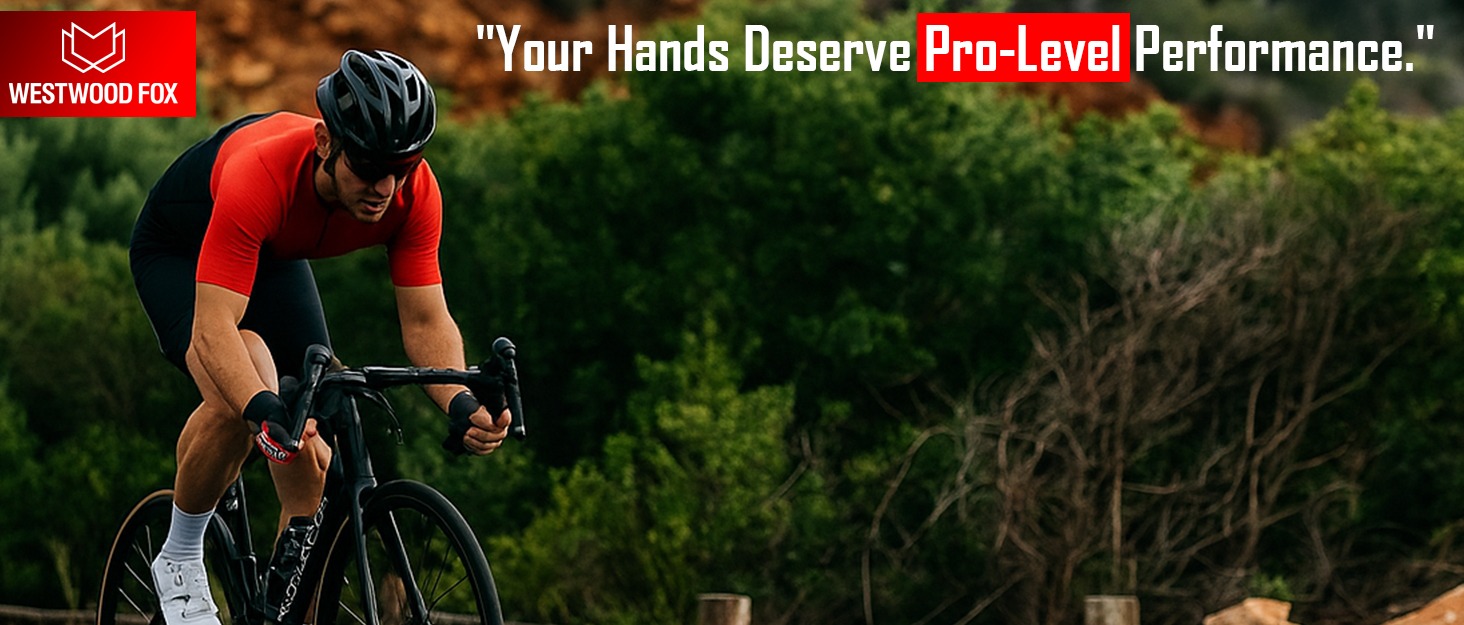 Велосипедні рукавички WESTWOOD FOX, півпальчикові, унісекс, з підкладкою на ручках, нековзна підошва, для MTB, літа, їзди на велосипеді, чоловічі та жіночі