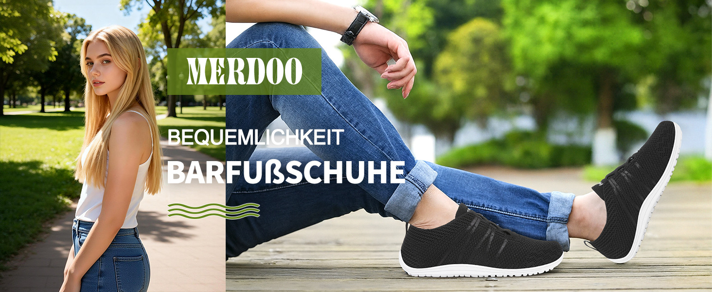 Легкі босижні кросівки Merdoo для жінок та чоловіків: зручні сліпони, спортивні та гімнастичні, дихаючі, унісекс, розмір 37-45 EU (чорний, 40 EU)