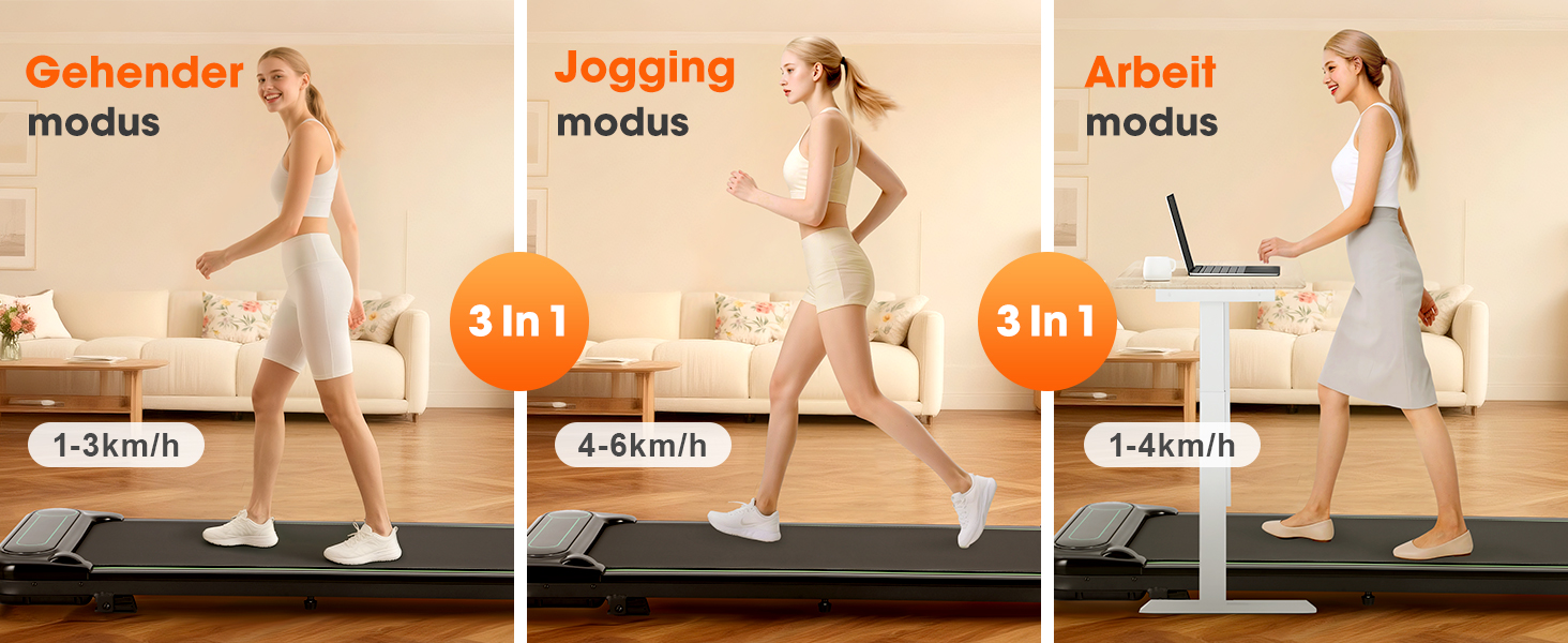 Бігова доріжка Alphaflow Walking Pad для дому та офісу з нахилом 4%, LED-дисплеєм та дистанційним керуванням