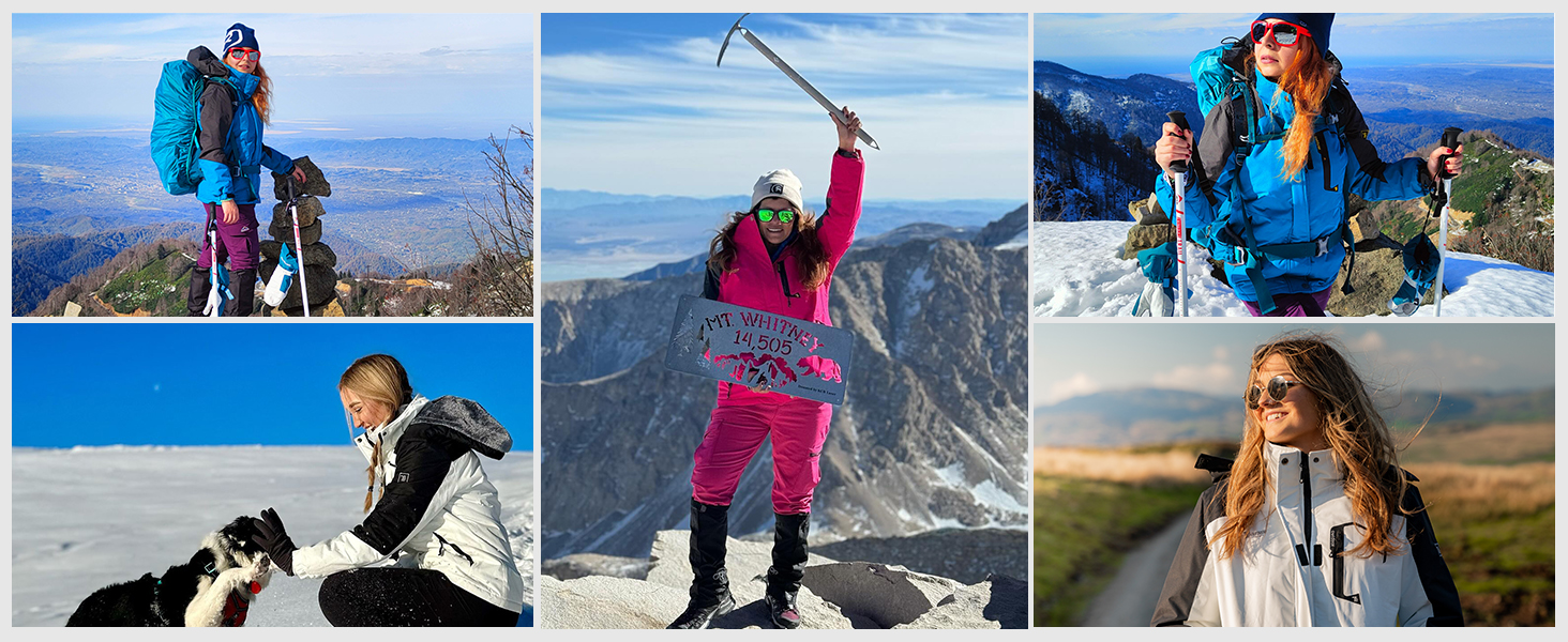 Жіноча тепла зимова куртка Rdruko Softshell з капюшоном, водонепроникна, для сноуборду, рожева, розмір M