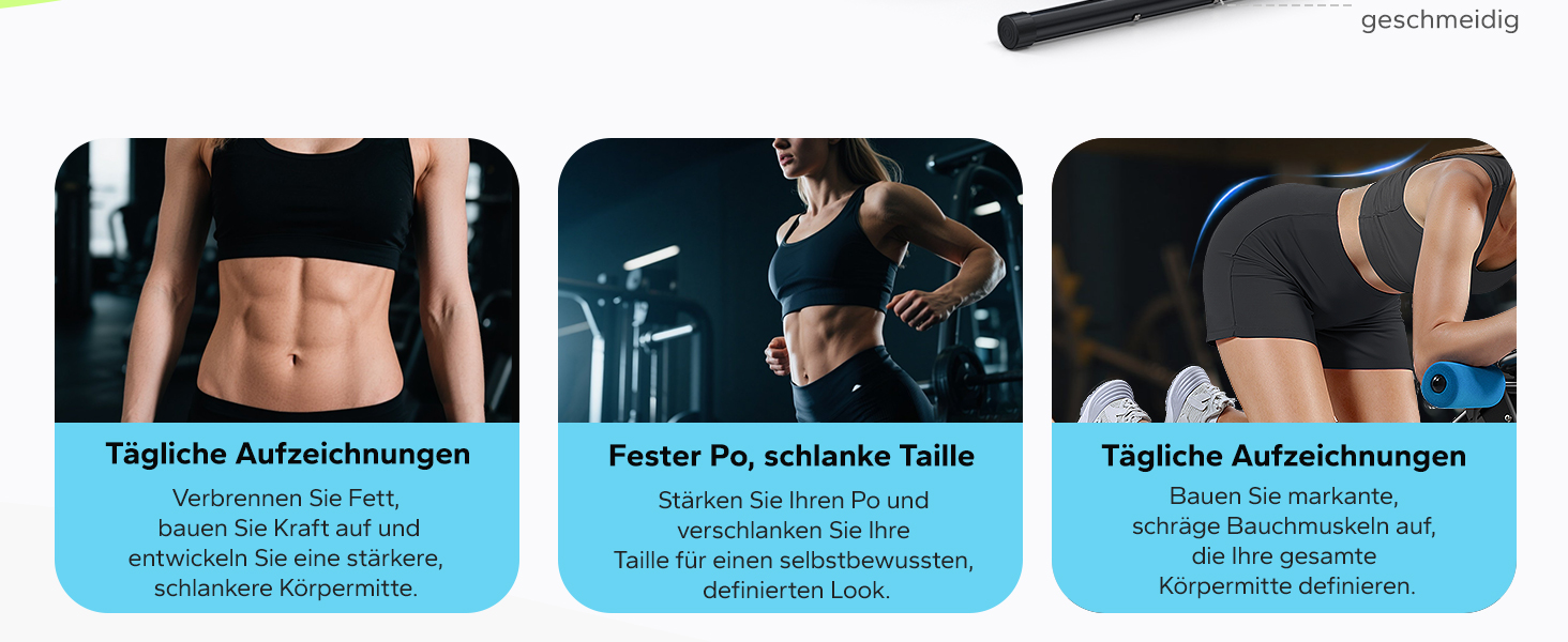 Тренування пресу MERACH для дому: багатофункціональний тренажер для всього тіла з LCD-монітором, чорний