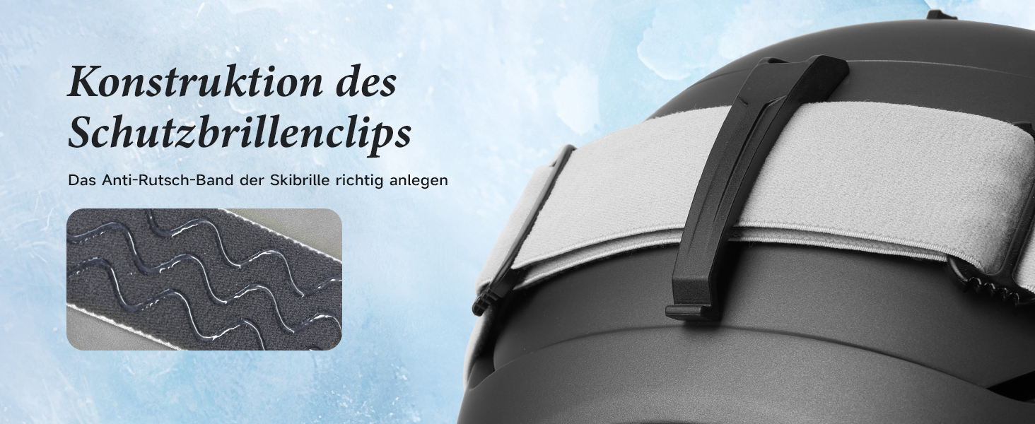 Шолом для сноуборду та лиж зі захисними окулярами, регульований, білий, M