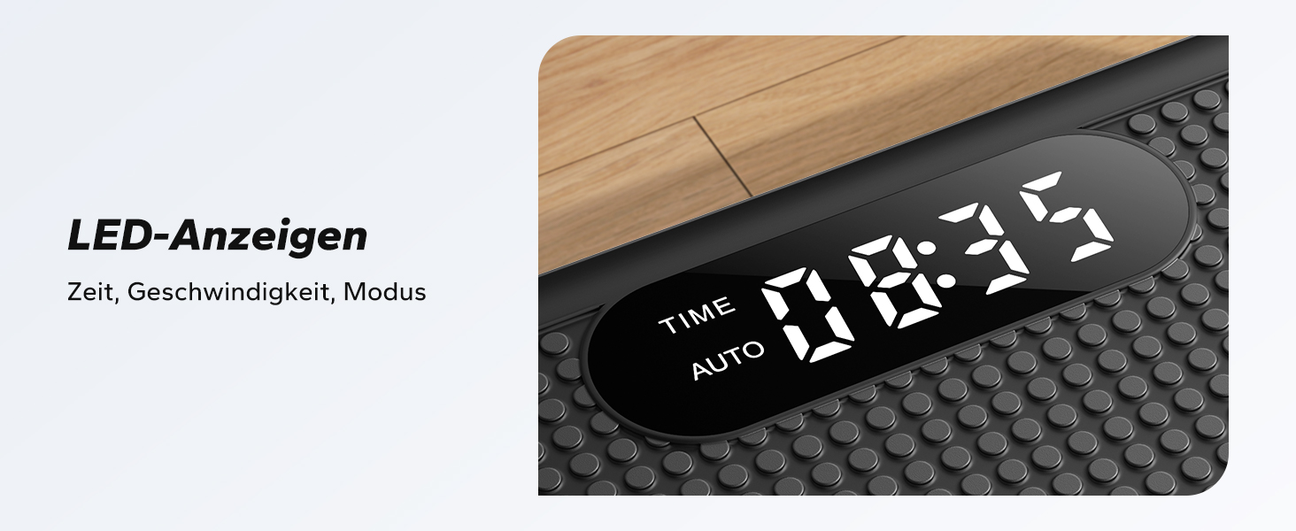 Вібраційна платформа MERACH для фітнесу та схуднення, 13 мм амплітуда, 200 кг, Bluetooth, чорна