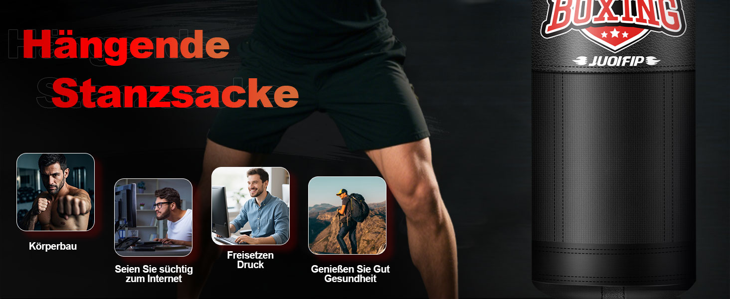 Набір для боксу Boxsack-Set: важкий мішок 120см та боксерські рукавички 12oz (MMA, карате, кікбоксинг, бокс, муай-тай)