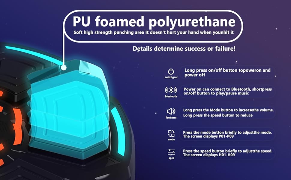 Музична Bluetooth бокс-машина для дому, електронна настінна тренувальна система для боксу, розрядки стресу