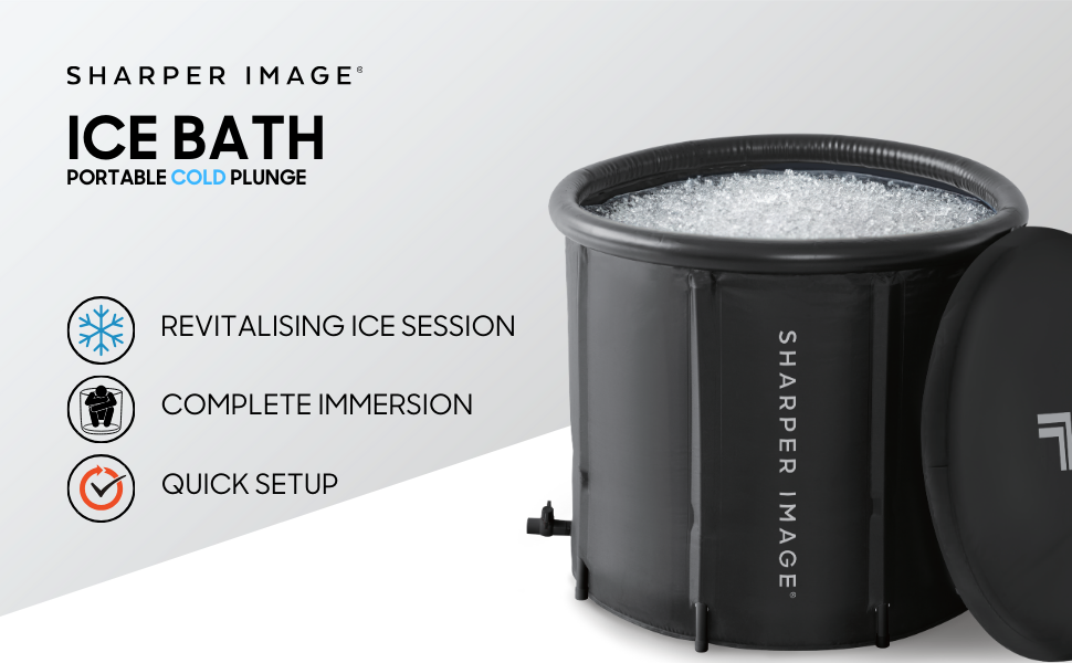 Шарпер Імедж - Мобільне Відро для Льоду: Відновлення, Розслаблення та Енергія