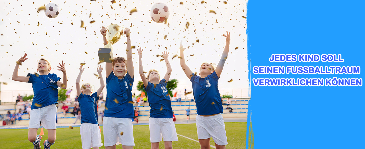 Дитячі ворота для футболу, 2-в-1 Pop-Up ворота, розкладні для саду, з сумкою та 4 кілочками (150x120 см, блакитні)