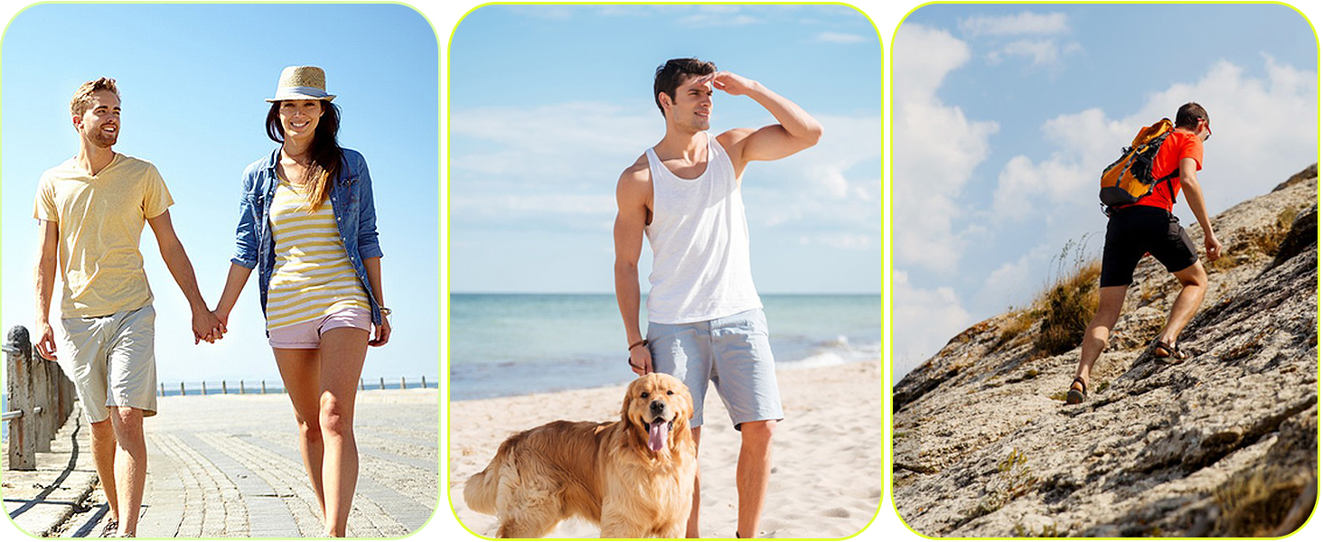 Чоловічі сандалі з натуральної шкіри для трекінгу та пляжу. Легкі, дихаючі сандалі для активного відпочинку та літніх прогулянок. Розмір 41 EU, чорний колір.