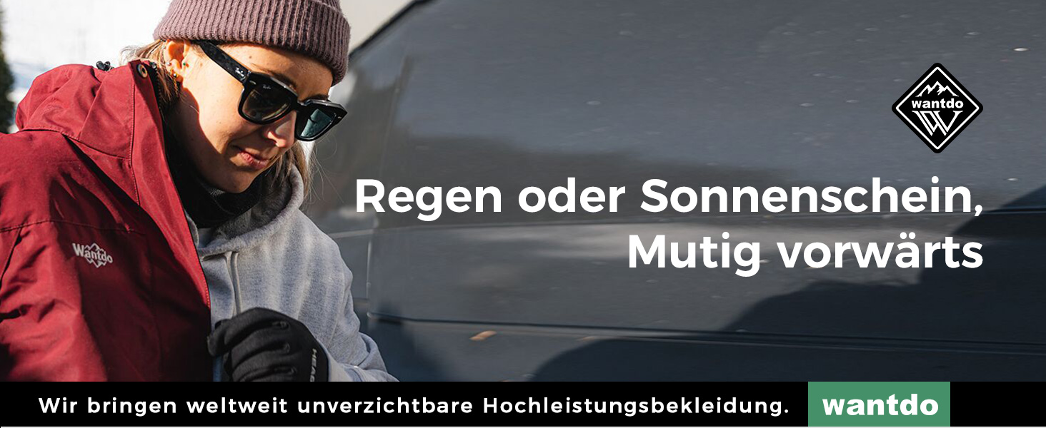 Жіноча куртка Wantdo для гірського туризму та хайкінгу, водонепроникна, з капюшоном, тепла, світло-блакитна