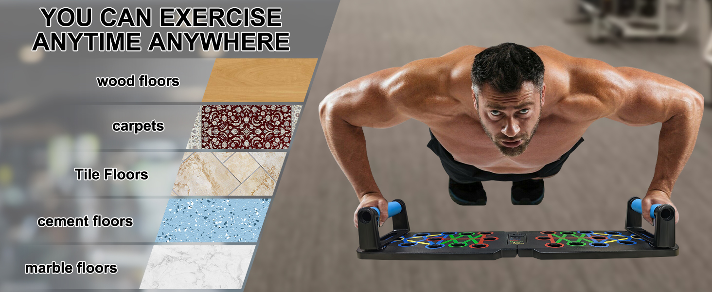 Багатофункціональна дошка для віджимань 30-в-1 з автоматичним лічильником, складаний тренажер для дому (груди, плечі, спина, трицепс) для чоловіків та жінок