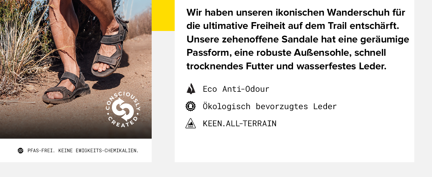 KEEN чоловічі сандалі Targhee 3 Open Toe, 41 EU, колір Bison Mulch