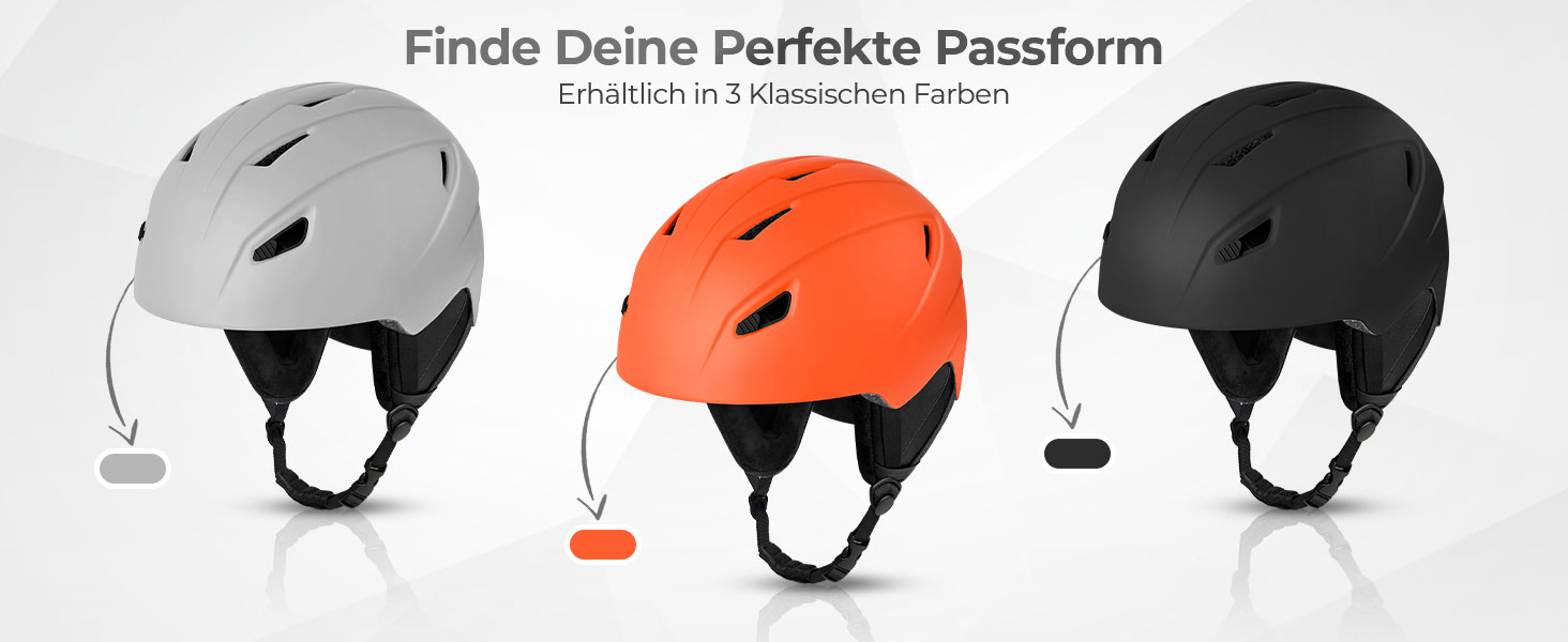 Шолом гірськолижний чоловічий, сірий, з вентиляцією, полікарбонат, захист від ударів, унісекс, розмір L