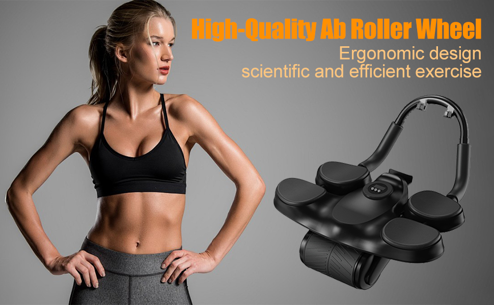 Автоматичний ролер для пресу, 1,5 м з наколінником та таймером, регульована підставка для ліктів