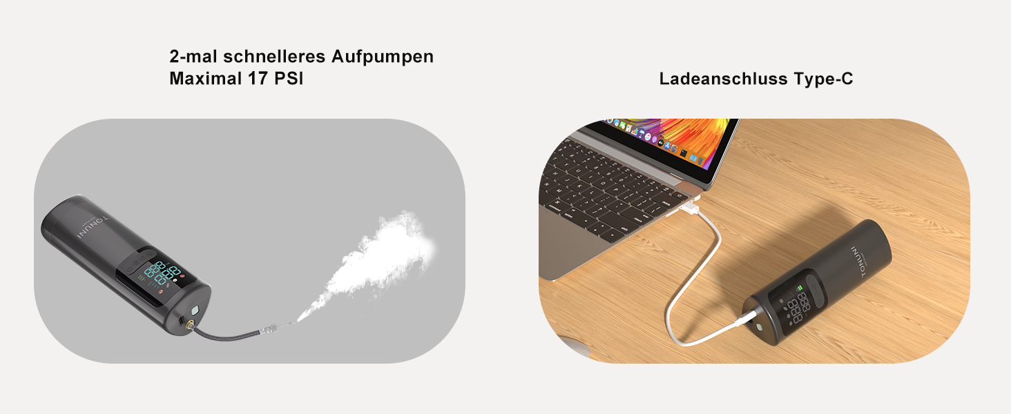 Електричний насос для м'ячів з цифровим дисплеєм. Підходить для баскетболу, футболу, йоги та інших видів спорту. Чорний колір.